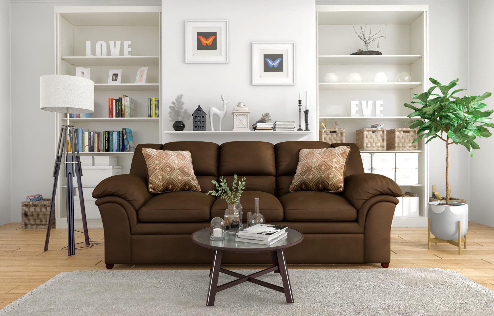 2. 3D Lifestyle Render of Verona Sofa